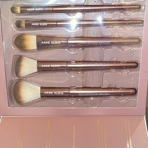 Anne Klein Makeup Brush Set - Rose Gold
